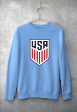 Load image into Gallery viewer, USA Football Unisex Sweatshirt for Men/Women-Baby Blue-Ektarfa.online