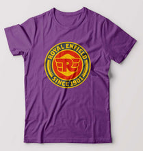 Load image into Gallery viewer, Royal Enfield T-Shirt for Men-Purple-Ektarfa.online