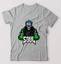 Load image into Gallery viewer, Battlegrounds Mobile India (BGMI) T-Shirt for Men-Grey Melange-Ektarfa.online