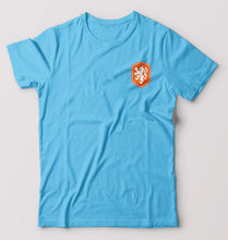 Load image into Gallery viewer, Netherlands Football T-Shirt for Men-Light Blue-Ektarfa.online