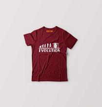 Load image into Gallery viewer, Drummer Evolution Kids T-Shirt for Boy/Girl-Maroon-Ektarfa.online