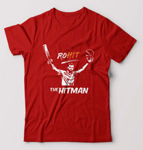 Load image into Gallery viewer, Rohit Sharma T-Shirt for Men-Red-Ektarfa.online
