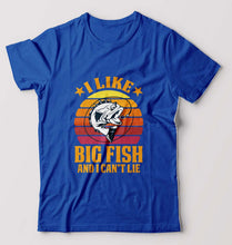 Load image into Gallery viewer, Fishing T-Shirt for Men-Royal Blue-Ektarfa.online