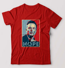 Load image into Gallery viewer, Elon Musk Hope T-Shirt for Men-Red-Ektarfa.online