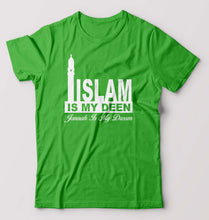 Load image into Gallery viewer, Islam T-Shirt for Men-flag green-Ektarfa.online