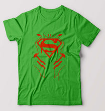 Load image into Gallery viewer, Superman Superhero T-Shirt for Men-flag green-Ektarfa.online