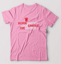Load image into Gallery viewer, Born United Live United Die United T-Shirt for Men-Light Baby Pink-Ektarfa.online