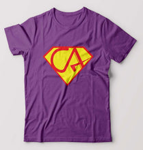 Load image into Gallery viewer, Chartered Accountants(CA) T-Shirt for Men-Purple-Ektarfa.online