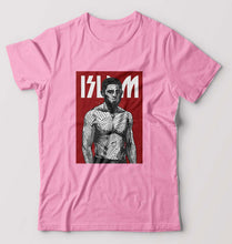 Load image into Gallery viewer, Islam Makhachev T-Shirt for Men-Light Baby Pink-Ektarfa.online