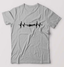Load image into Gallery viewer, Trumpet Love T-Shirt for Men-Grey Melange-Ektarfa.online