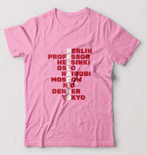 Load image into Gallery viewer, Money Hiest T-Shirt for Men-Light Baby Pink-Ektarfa.online