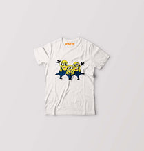 Load image into Gallery viewer, Minion Hurrey Kids T-Shirt for Boy/Girl-White-Ektarfa.online