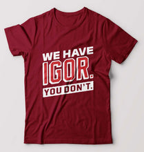 Load image into Gallery viewer, Igor T-Shirt for Men-Maroon-Ektarfa.online