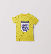 Load image into Gallery viewer, England Football Kids T-Shirt for Boy/Girl-Mustard Yellow-Ektarfa.online