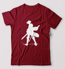 Load image into Gallery viewer, Attack on Titan T-Shirt for Men-Maroon-Ektarfa.online