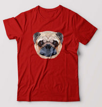 Load image into Gallery viewer, Pug Dog T-Shirt for Men-Red-Ektarfa.online