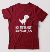 Load image into Gallery viewer, Internet T-Shirt for Men-Maroon-Ektarfa.online