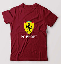 Load image into Gallery viewer, Ferrari T-Shirt for Men-Maroon-Ektarfa.online