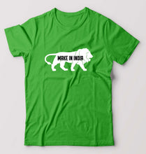 Load image into Gallery viewer, Make in India T-Shirt for Men-flag green-Ektarfa.online