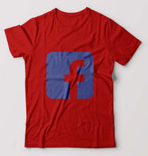 Load image into Gallery viewer, Facebook T-Shirt for Men-Red-Ektarfa.online