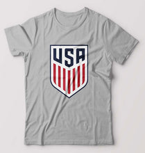 Load image into Gallery viewer, USA Football T-Shirt for Men-Grey Melange-Ektarfa.online