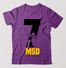 Load image into Gallery viewer, MS Dhoni (MSD) T-Shirt for Men-Purple-Ektarfa.online