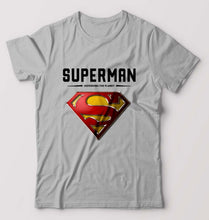 Load image into Gallery viewer, Superman Superhero T-Shirt for Men-Grey Melange-Ektarfa.online