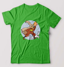 Load image into Gallery viewer, Tintin T-Shirt for Men-flag green-Ektarfa.online