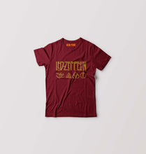 Load image into Gallery viewer, Led Zeppelin Kids T-Shirt for Boy/Girl-Maroon-Ektarfa.online