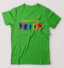 Load image into Gallery viewer, Evolution Football T-Shirt for Men-flag green-Ektarfa.online