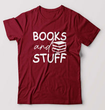 Load image into Gallery viewer, Books T-Shirt for Men-Maroon-Ektarfa.online