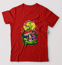 Load image into Gallery viewer, Trippy Psychedelic Weed Stoned T-Shirt for Men-Red-Ektarfa.online
