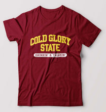 Load image into Gallery viewer, Varsity Cold Glory T-Shirt for Men-Maroon-Ektarfa.online