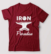 Load image into Gallery viewer, Iron Paradise T-Shirt for Men-Maroon-Ektarfa.online