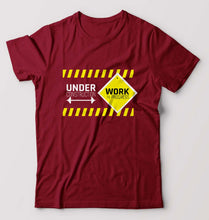 Load image into Gallery viewer, Gym Workout T-Shirt for Men-Maroon-Ektarfa.online
