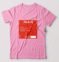 Load image into Gallery viewer, Aly & AJ T-Shirt for Men-Light Baby Pink-Ektarfa.online