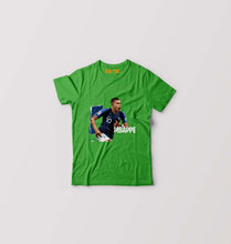 Load image into Gallery viewer, Kylian Mbappé Kids T-Shirt for Boy/Girl-Flag Green-Ektarfa.online