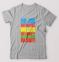 Load image into Gallery viewer, Oh Shit Funny T-Shirt for Men-Grey-Ektarfa.online