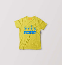 Load image into Gallery viewer, Swim Kids T-Shirt for Boy/Girl-Yellow-Ektarfa.online