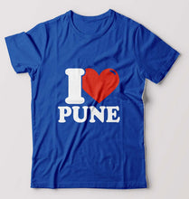 Load image into Gallery viewer, I Love Pune T-Shirt for Men-Royal Blue-Ektarfa.online