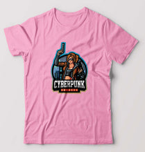 Load image into Gallery viewer, Cyberpunk T-Shirt for Men-Light Baby Pink-Ektarfa.online