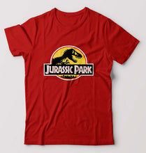 Load image into Gallery viewer, Jurassic Park T-Shirt for Men-Red-Ektarfa.online