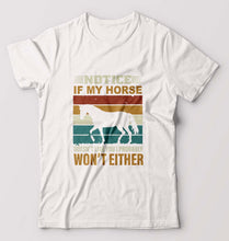 Load image into Gallery viewer, Horse T-Shirt for Men-White-Ektarfa.online