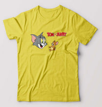 Load image into Gallery viewer, Tom and Jerry T-Shirt for Men-Yellow-Ektarfa.online