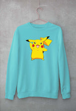 Load image into Gallery viewer, Pikachu Unisex Sweatshirt for Men/Women-Mint-Ektarfa.online