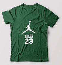 Load image into Gallery viewer, Michael Jordan T-Shirt for Men-Bottle Green-Ektarfa.online
