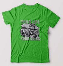 Load image into Gallery viewer, Skull T-Shirt for Men-flag green-Ektarfa.online