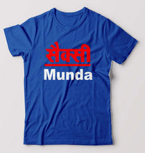 Load image into Gallery viewer, Sexy Munda T-Shirt for Men-Royal Blue-Ektarfa.online