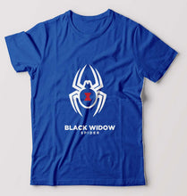 Load image into Gallery viewer, Black Widow Spider T-Shirt for Men-Royal Blue-Ektarfa.online