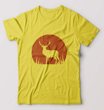Load image into Gallery viewer, Deer T-Shirt for Men-Yellow-Ektarfa.online